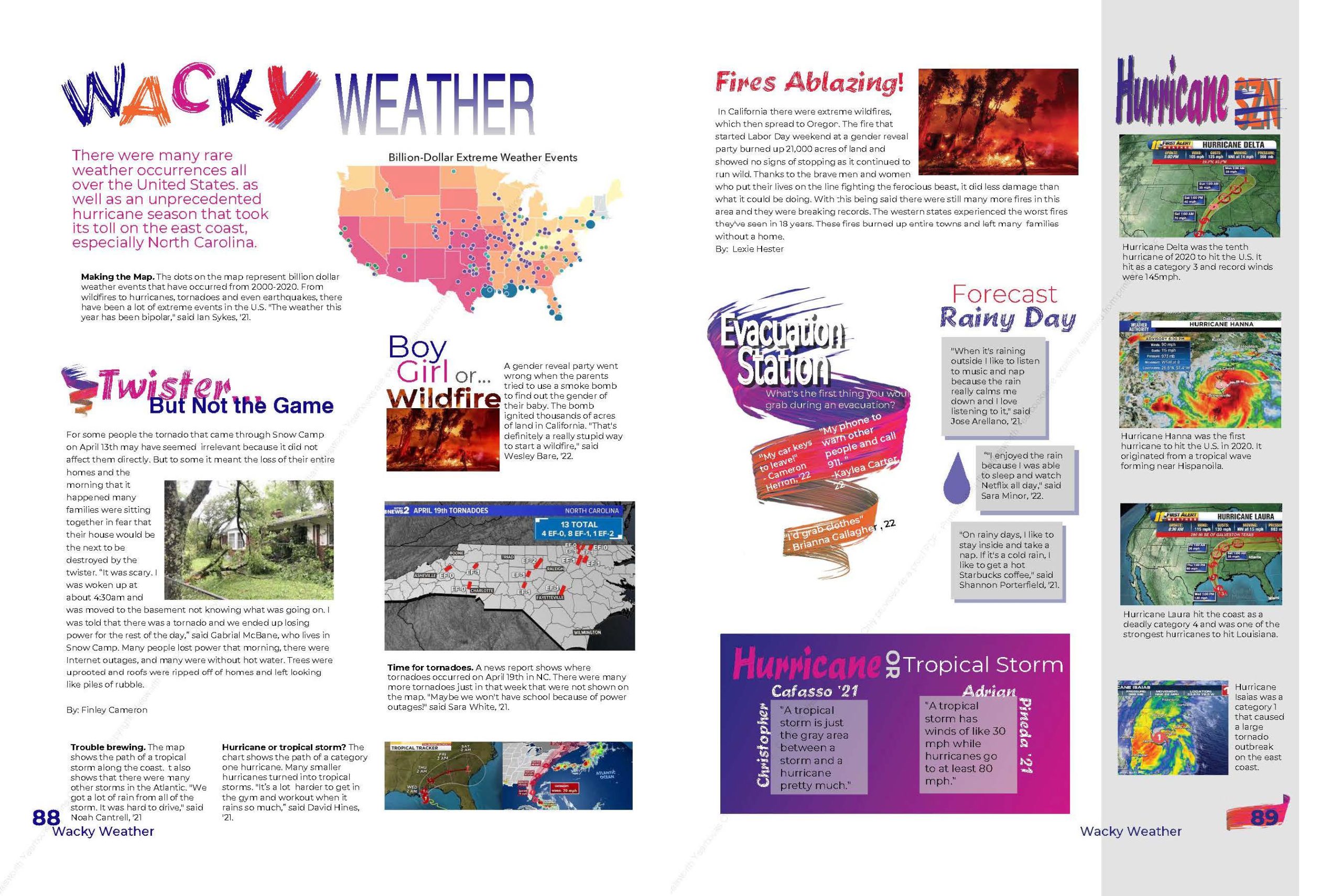 Southern Alamance Wacky Weather