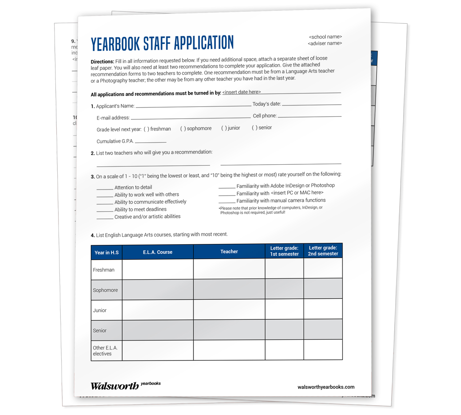 Recruit Your Staff Adviser Resources Yearbook Staff Recruitment