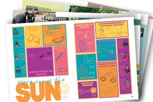 summer yearbook spread